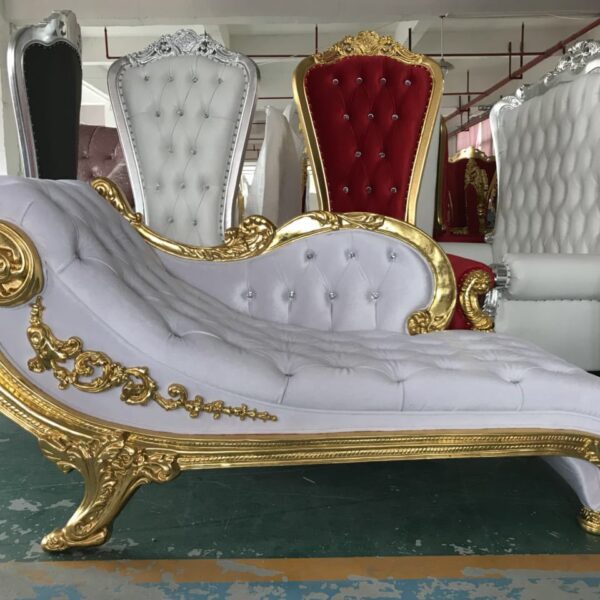 Ghế quý phi Mới sợi thủy tinh sofa ghế salon ban công phòng khách Châu Âu cổ điển trường kỷ longue sofa đơn da nghệ thuật