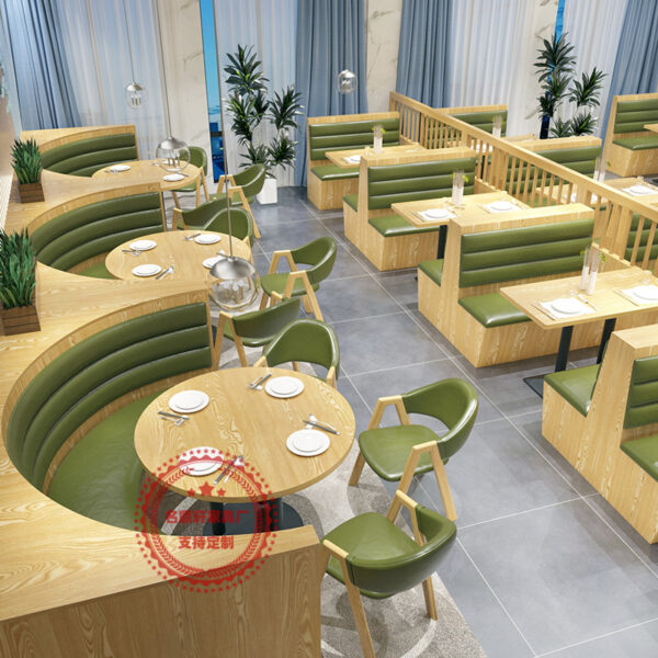 Bàn ghế Nhà máy nội thất nhà hàng bán hàng trực tiếp ghế sofa thông thường ghế Bàn ăn và ghế quán trà sữa quán cà phê Bàn ghế ăn nhanh