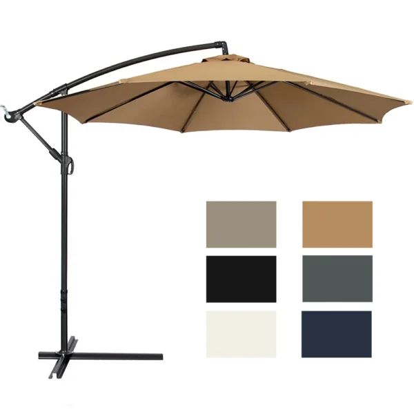 2.7m/8.9ft Mái hiên thay thế ô tán thị trường Ô dù che nắng ngoài trời hàng đầu với 8 gân/6 sườn - Không có giá đỡ ô