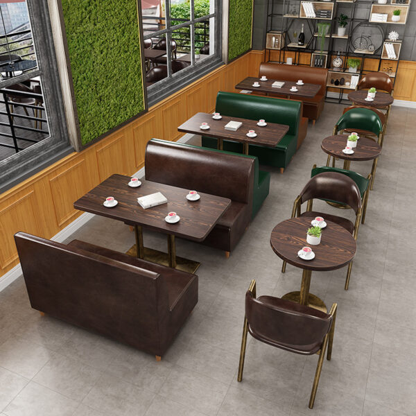 Bàn ghế Lẩu Cá Cửa Hàng Phục Vụ Ăn Uống Bàn Ghế Quầy Bar Quán Trà Sữa Cafe Bàn Ghế Phong Cách Công Nghiệp Card Ghế Sofa