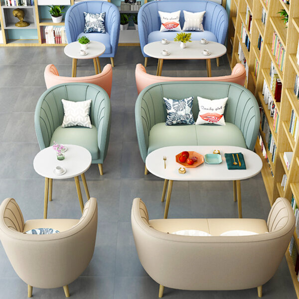 Bàn ghế Bắc Âu Giải Trí Thẩm Cafe Tiếp Tân Đàm Phán Sofa Ghế Thư Viện Món Tráng Miệng Quán Trà Sữa Bàn Ghế