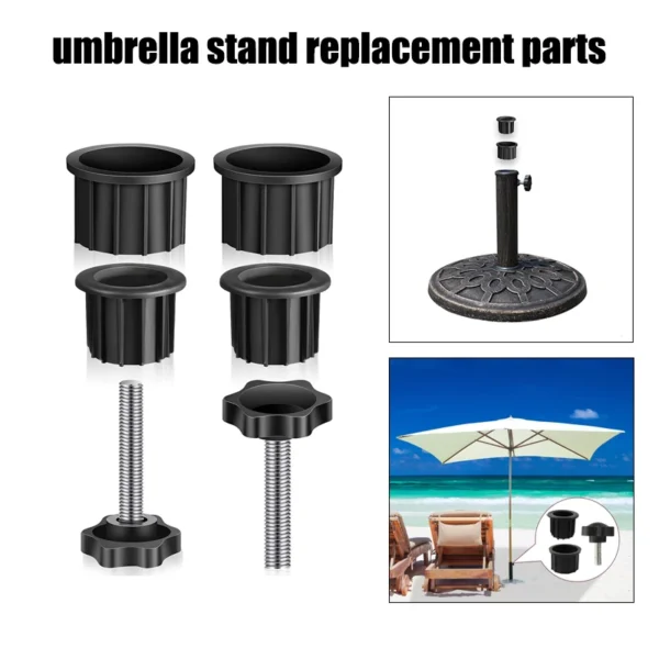 6 Cái/bộ Dù Đế Đứng Lỗ Dù Đế Hỗ Trợ Lỗ Vòng Cắm Bao Trượt Patin Dù Đứng Thay Thế Các Bộ Phận Dự Phòng