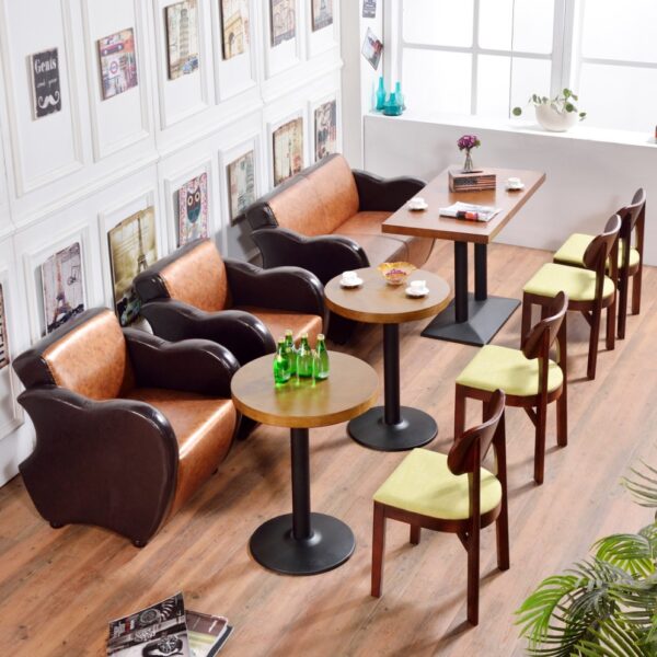 Bàn ghế Nhà máy bán trực tiếp nhà hàng phương tây cafe giản dị sofa cửa hàng tráng miệng Đơn vị uy tín cửa hàng trà sữa Bàn ghế khách sạn