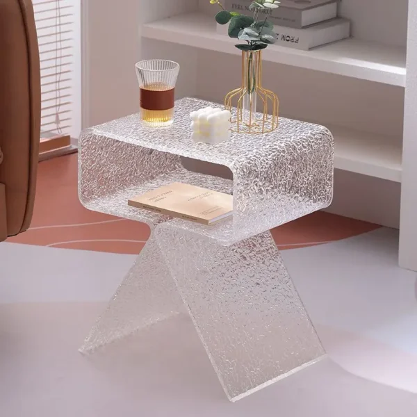 Tủ bên acrylic, Phòng khách cổ, Bàn cạnh giường ngủ gia đình thiết kế hiện đại, Loại bàn Nội thất bàn cà phê