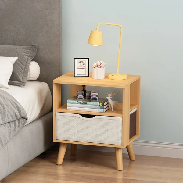 Tủ Phòng Ngủ Đầu Giường Di Động Giá Rẻ Bàn Phụ Tủ Phòng Khách Mesita De Noche Nội Thất Cho Phòng Ngủ ZY50CT