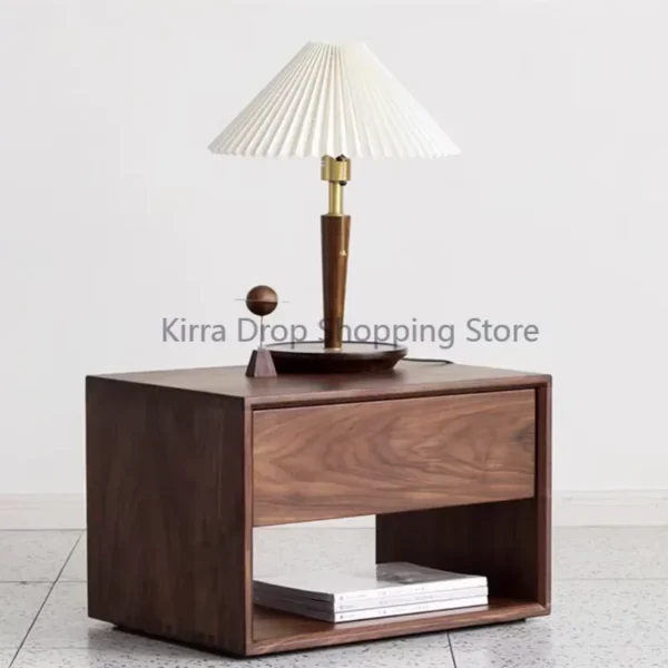 Tủ đầu giường Hẹp Bàn Đầu Giường Trang Trí Trang Điểm Hiện Đại Bàn Đầu Giường Hoàn Toàn Mesita De Noche Nội Thất Gia Đình