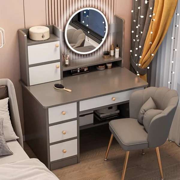 Bàn trang điểm Phòng Ngủ Bé Gái Bàn Trang Điểm Ngăn Kéo Người Phụ Nữ Đen Bàn Trang Điểm Nhà Cao Cấp Phòng Ngủ Trang Điểm Tocador Maquillaje Trang Trí Nội Thất