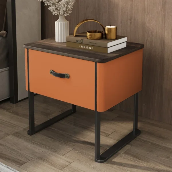 Tủ đầu giường Thoải mái Đêm Bàn Đầu Giường Ngăn Kéo Thay Đồ Đơn Giản Bàn Đầu Giường Nhà Tổ Chức Thời Trang Szafka Nocna Đồ Nội Thất FY35XP