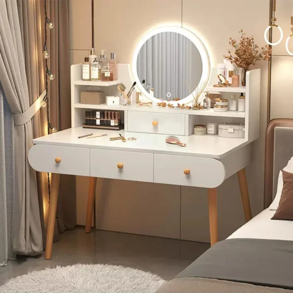 Bàn trang điểm Hộp Đựng Bàn Trang Điểm Kệ Quyến Rũ Thời Trang Ngăn Kéo Bàn Trang Điểm Tủ Cổ Điển Meuble De Chambre Nội Thất Cao Cấp
