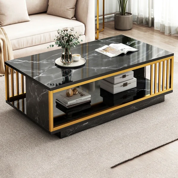 Bàn trà Trang trí Khay Bàn Tối Giản Vuông Bắc Âu Bên Bàn Phòng Khách Thư Viện Đồ Nội Thất Mesa Centro Salon Trang Trí Nhà