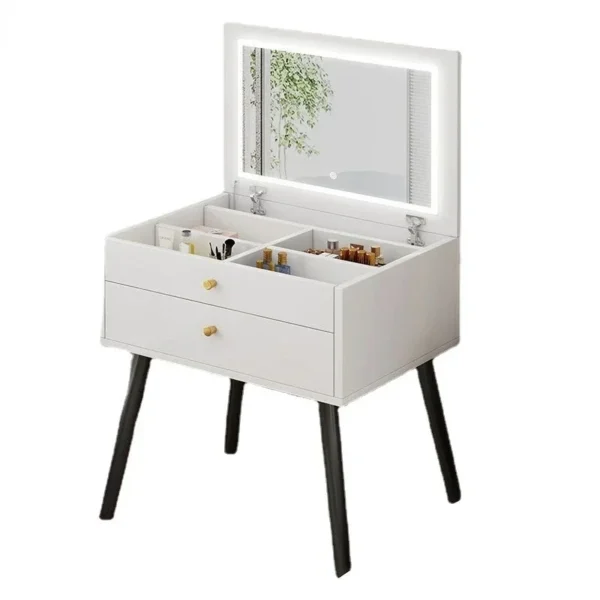 Bàn trang điểm Tủ Áo Gương Gấp Bàn Đa Năng Tích Hợp Phòng Ngủ Hiện Đại Đơn Giản Lật Top Bàn Trang Điểm vestidores Nội Thất Gia Đình