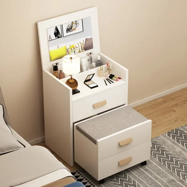 Bàn trang điểm Đầm Nhỏ Ghế Sofa Vanity Ngăn Kéo Bàn Hộp Cổ Điển Bàn Trang Điểm Hộp Đựng Phòng Khách Penteadeira Bàn Trang Điểm