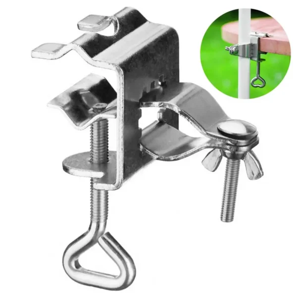 Bền Có Thể Điều Chỉnh Tiện Lợi Dễ Dàng Lắp Đặt Sân Vườn Chống Gió Bàn Dù Đứng Bàn Dù Kẹp Hiệu Quả