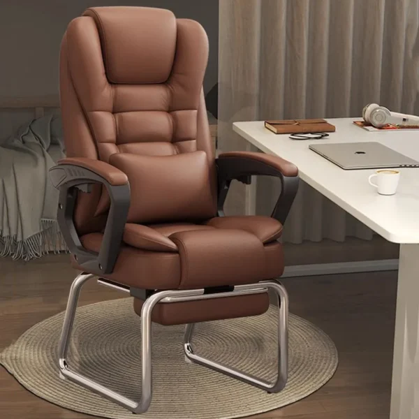 Ghế Văn Phòng Công thái học phong cách Châu Âu Đệm Ghế Văn Phòng Executive Lounge Tầng Da Máy Tính Ghế Thiết Kế Ghế Bành Tân La Escritorio Nội Thất