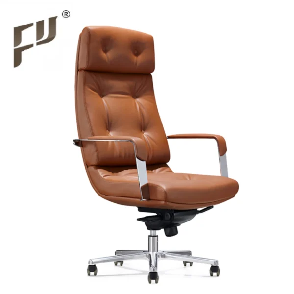 Ghế Văn Phòng FURICCO Beautiful Line Nội thất văn phòng sang trọng Ghế xoay da quản lý Ghế văn phòng điều hành