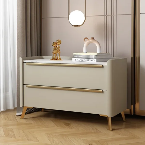 Tủ hồ sơ Đầu giường Ngăn kéo Cà phê Tủ đầu giường sang trọng hiện đại Meuble Maison Phụ kiện phòng ngủ