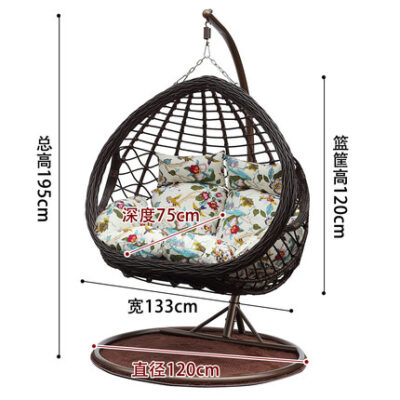 Ghế treo Ghế Wicker Ban công Giỏ Treo Trong nhà Xích đu Chim Yến Ghế Chlorophytum Ghế Võng Lưới Ghế nôi Vườn Mẫu 13