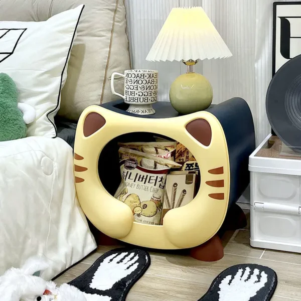 Bàn cạnh giường ngủ gia đình cho bé trai và bé gái Phim hoạt hình sáng tạo Lắp đặt miễn phí Tủ khóa phòng ngủ Tủ đồ chơi đầu giường