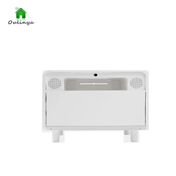 Bàn cạnh giường ngủ thông minh Sạc không dây đa chức năng Âm thanh Bluetooth Khóa vân tay Tủ bên hiện đại đơn giản