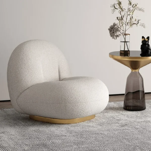 Internet Ins Sofa Lười Tất Nam Phòng Khách Ban Công Nằm Phòng Ngủ Trắng Béo Sofa Đơn Ghế Lười Ghế Giải Trí Vanity Ghế Bắc Âu