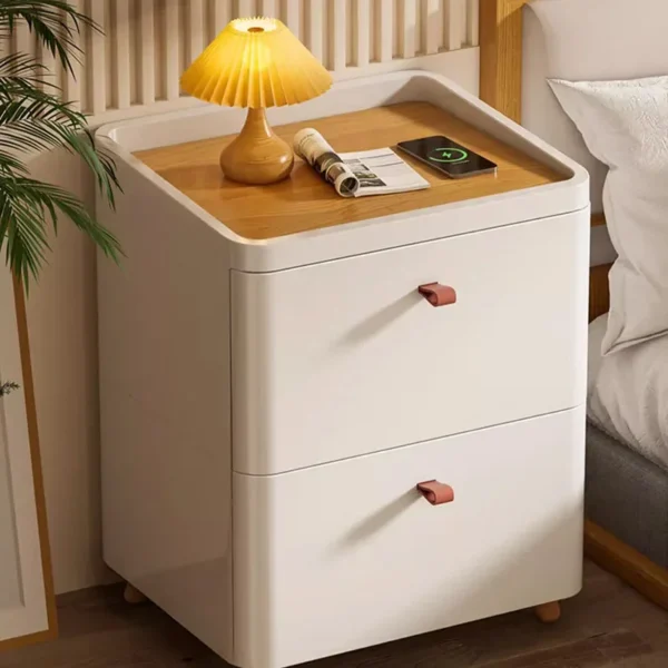 Tủ đầu giường Nhật Bản Nhựa Đầu Giường Ban Công Độc Đáo Giường Bàn Kem Mesa De Cabeceira Đồ Gỗ Nội Thất Ngoài Trời