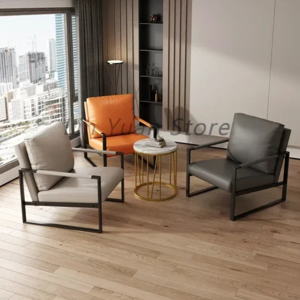 Sang Trọng Bắc Âu Ghế Sofa Phòng Khách Thư Giãn Cá Nhân Phòng Ăn Ghế Phòng Chờ Divano Letto Nội Thất Phòng MQ50KT