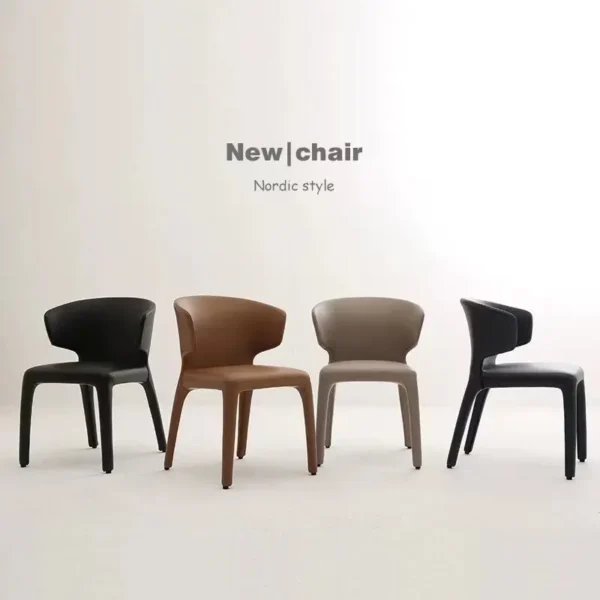 Ghế ăn MOMO Phong Cách Italy Ghế Ăn Nhà Nhà Thiết Kế Gỗ Chắc Chắn Da Mẫu Phòng Khách Sạn Ghế Cao Cấp Sang Trọng