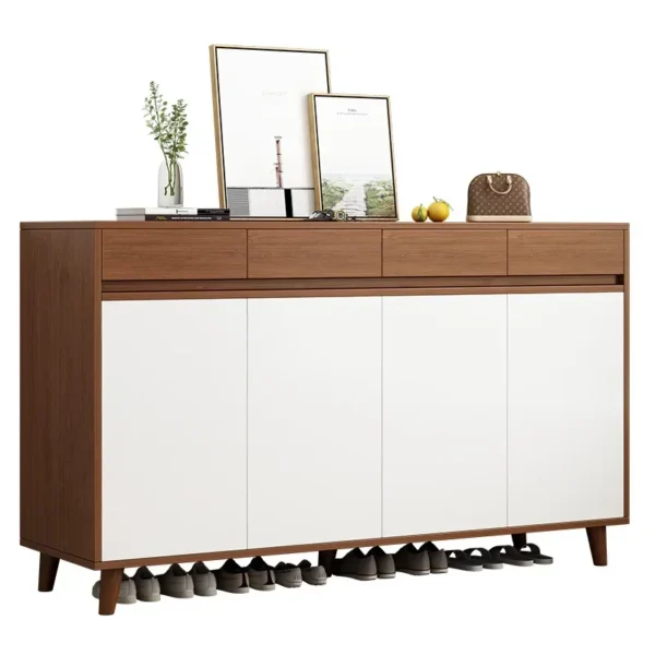 Tủ Hiện Đại Entryway Giày Chống Thấm Nước Kích Thước Lớn Chân Gỗ Chắc Chắn Hành Lang Lối Vào Đầm Shoemaker Meuble Tủ