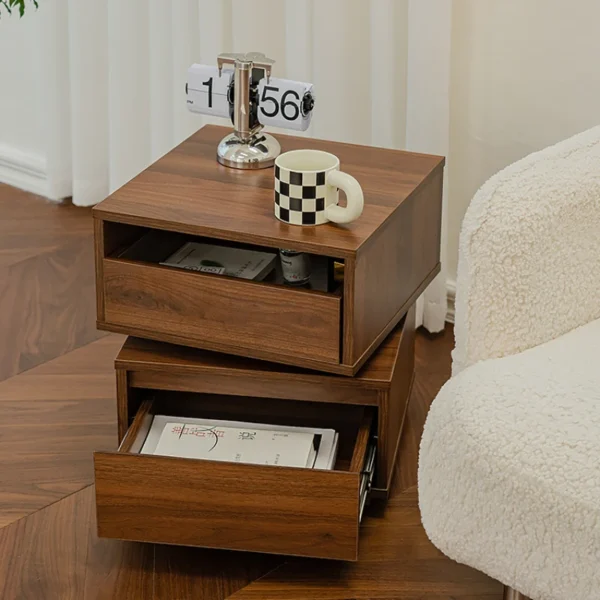 Bàn Hẹp Đầu Giường Đêm Tủ Ngăn Kéo Gỗ Bàn Đầu Giường Nightstands Hiện Đại Criado Mudo Nội Thất Salon YX50NT