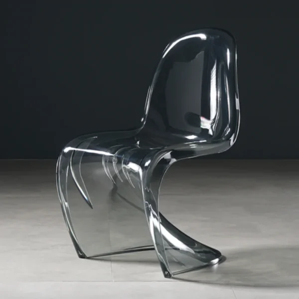 Ghế ăn Phong cách châu Âu Ghế Ăn Sáng Tạo Nhựa Acrylic Ghế Ăn Ma Ghế Pha Lê Phân Phòng Ăn ng Suốt Sillas Đồ Nội Thất WK