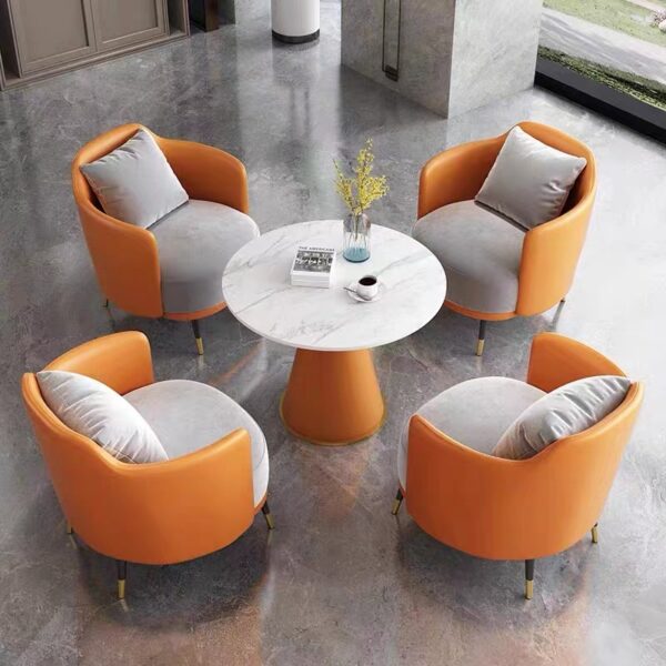 Bàn ghế đơn giản sofa sang trọng đơn Bàn trà giải trí khách sạn tiếp tân văn phòng bán hàng đàm phán Bàn ghế thẩm mỹ viện gặp gỡ khách