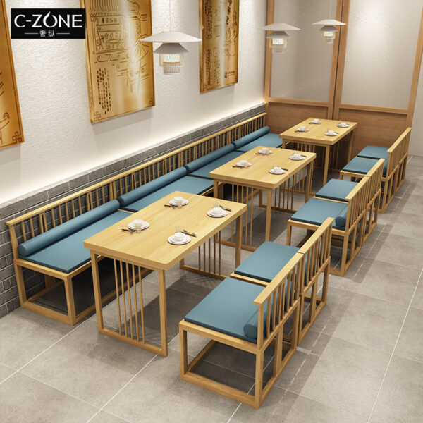 Bàn ghế Nhà hàng mì kiểu Trung Quốc xa hoa, nhà hàng Hồ Nam, ghế treo tường, ghế sofa, chủ đề quốc triều, nhà hàng lẩu, nhà hàng trà, Bàn ghế