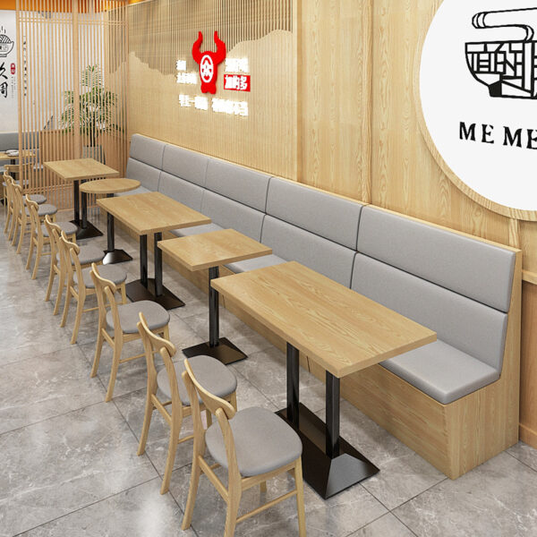 Bàn ghế Hiện đại bánh hamburger nhà hàng phương Tây ghế sofa Bàn ghế ăn nhẹ quán trà sữa quán cà phê Bàn ăn và ghế