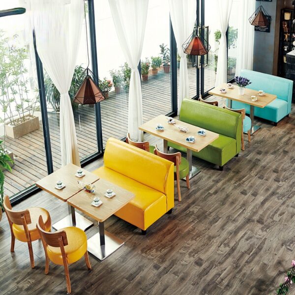 Bàn ghế Cửa hàng bánh mì kẹp thịt bằng gỗ rắn Bàn ăn nhanh và ghế thương mại Nhà hàng Trung Quốc cửa hàng trà sữa thịt nướng Bàn vuông nhỏ Bàn dài