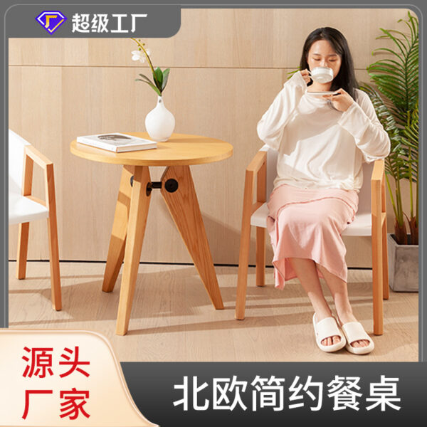 Bàn ăn hiện đại Xingwei Bàn ghế đàm phán đơn giản thông thường với Bàn tròn tại nhà Bàn nhà hàng đơn giản tại nhà