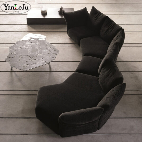 Ghế Sofa vải thiết kế hình cánh hoa nhập khẩu.