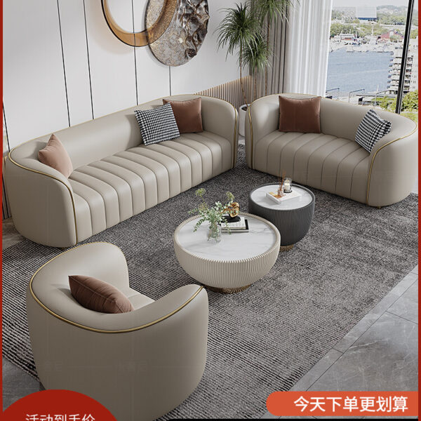 Sofa da cao cấp nhập khẩu.