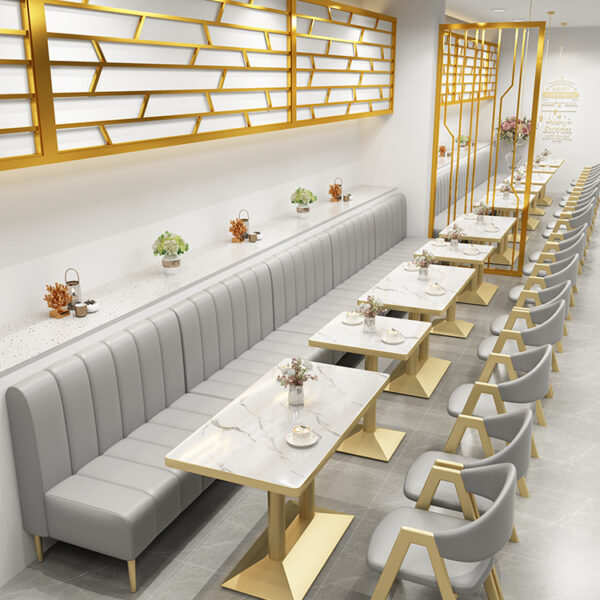 Bàn ghế Internet cửa hàng trà sữa Bàn ghế ghế sofa cà phê nhà hàng tây hamburger cửa hàng tráng miệng cửa hàng đồ uống lạnh thương mại