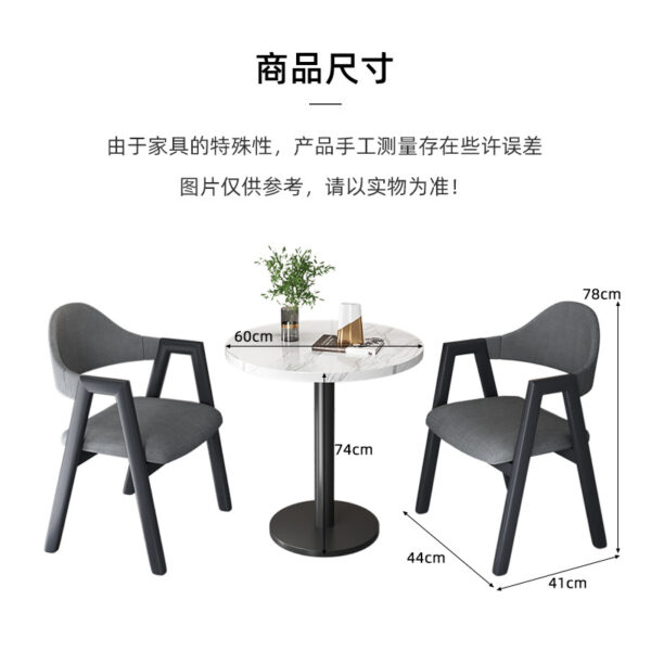 Bàn tròn nhỏ Bàn đàm phán Bàn họp tiếp khách Bàn ăn log kiểu quán trà sữa ban công giải trí quán cà phê Bàn ghế