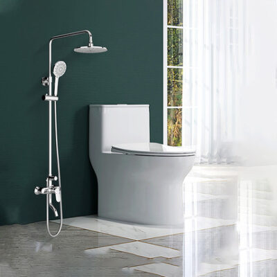 Tủ chậu Lavabo Jiu Mu Sanitary Ware chính thức hàng đầu phản lực siphon mute khử mùi khử mùi nhà vệ sinh nhà vệ sinh bộ hộ gia đình