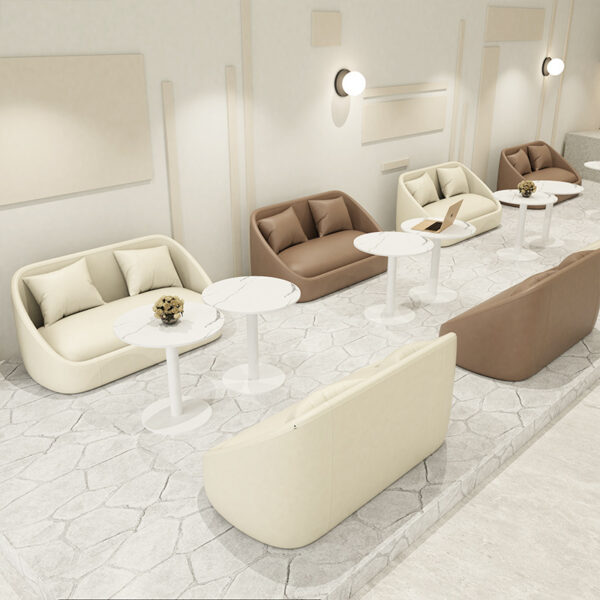 Bàn ghế Cửa hàng thương mại tiếp tân và đàm phán Internet cửa hàng trà sữa cho quán cà phê tráng miệng sofa sách quầy bar khu giải trí Bàn ghế sofa