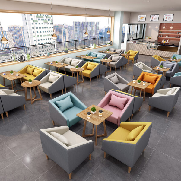 Bàn ghế Phòng kinh doanh Giải trí Đàm phán Lễ tân Khu vực nghỉ ngơi Sofa Tráng miệng Burger Quán trà sữa Bàn ghế sofa cafe
