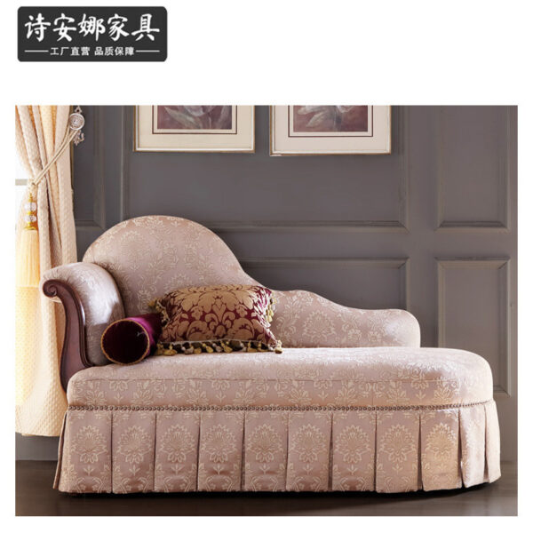 Ghế quý phi Italy Verona dòng ghế dài phong cách Châu Âu tất cả bằng gỗ nguyên khối ghế dài phòng ngủ giường đẹp
