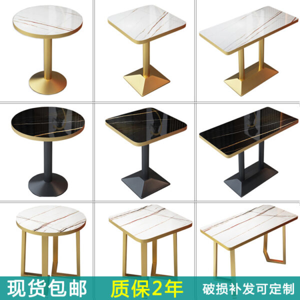 Bàn ghế Nhà Máy Bán Buôn Quán Trà Sữa Cafe Nhà Hàng Tây Bàn Lưới Món Tráng Miệng Đỏ Uống Bánh Snack Thanh Ghế Sofa