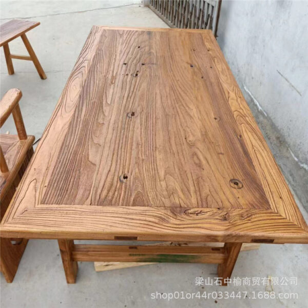 Bàn ghế Cây du già Bàn dài Bàn vuông dân gian nhà hàng phong bảng điều khiển cửa nhà hàng Bàn ghế nhà hàng Bàn cà phê Bàn trà Bàn trà