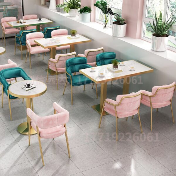 Bán buôn chủ đề nhà hàng tây nhà hàng trà quán trà sữa quán cà phê nhà hàng căn tin dựa vào tường ghế sofa Bàn ghế