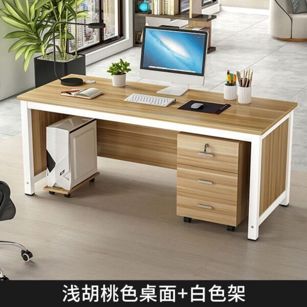Bàn làm việc giám đốc tân cổ điển, bàn giám đốc gỗ tự nhiên, bàn làm việc chữ L, bàn tổng giám đốc thiết kế Italy