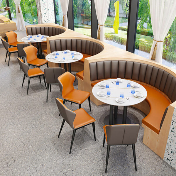 Bàn ghế Nhà hàng phương Tây Bàn ghế Net Cửa hàng đồ uống màu đỏ Quán ăn nhẹ Đồ nội thất phục vụ cà phê nhà hàng phương Tây Ghế sofa