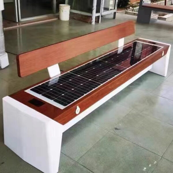 Ghế thông minh năng lượng mặt trời Ghế thông minh ngoài trời Ghế phát điện quang điện Sạc không dây WiFi Chiếu sáng Bluetooth