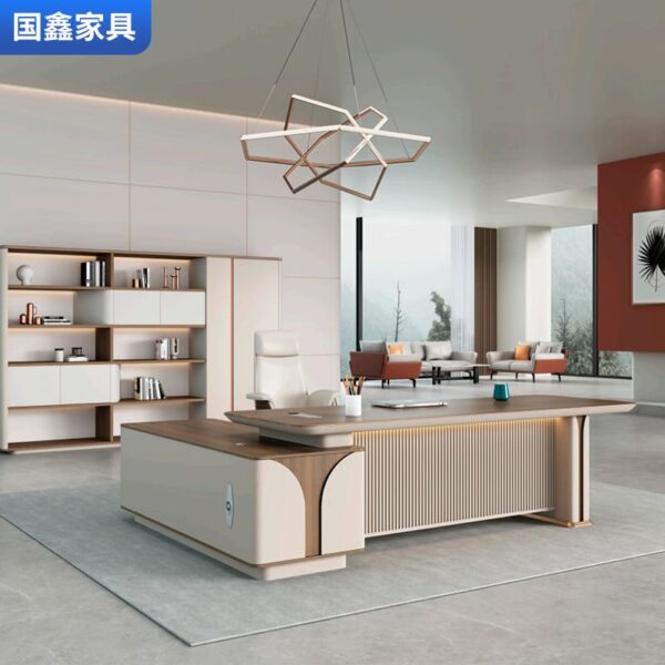 Bàn làm việc sếp Bàn làm việc đơn giản hiện đại bàn quản lý giám đốc bàn ghế tổng thống cao cấp bàn ghế kết hợp nội thất văn phòng